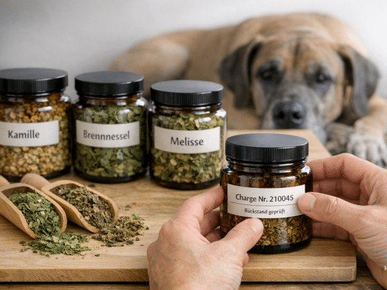 getrocknete Kräuter für Hunde