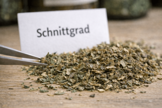 Schnittgrad der Kräuter