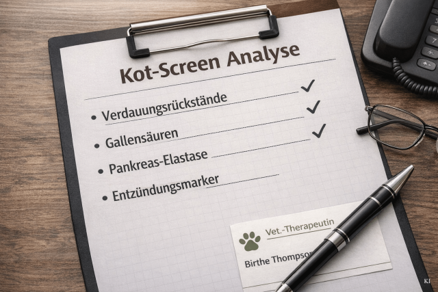 Ein großer Kot-Screen kann viel über die Gesundheit des Hundes aussagen.