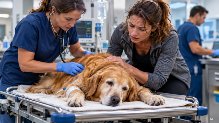 Cannabiseinnahme beim Hund kann oft als Notfall in der Tierklinik enden.